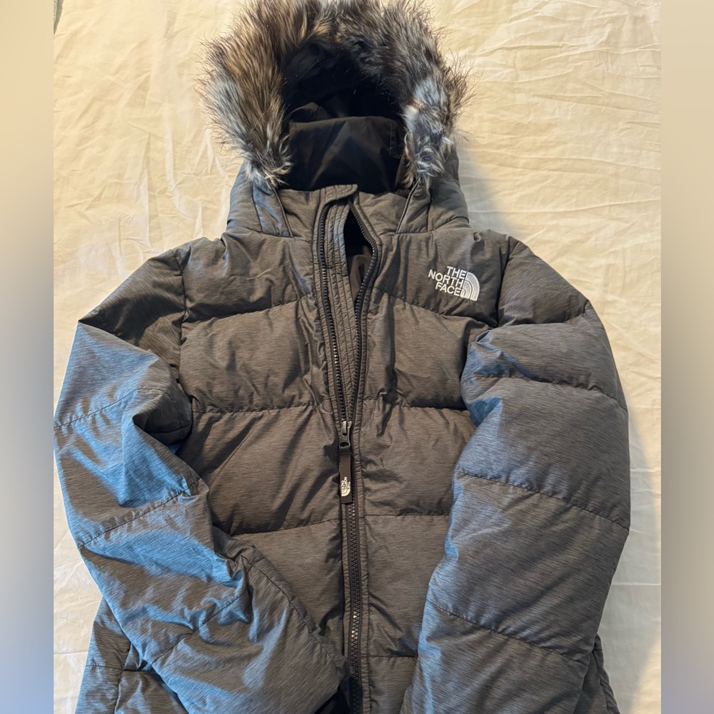 The North Face Gray Kids Puffer Jacket
